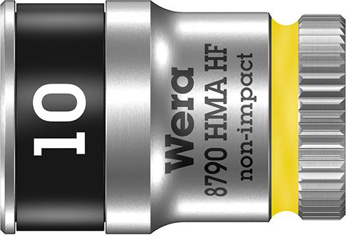 Wera Steckschlüsseleinsatz mit Haltefunktion 6-kant lang 1/4" 10x mm