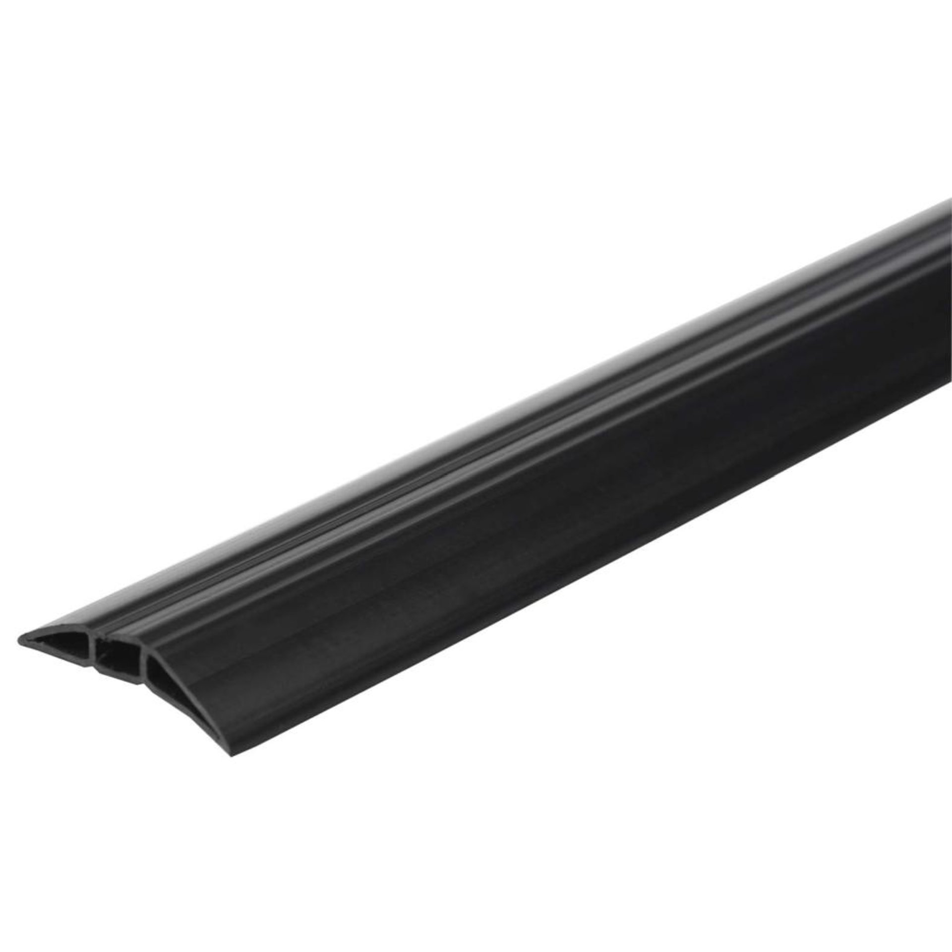 Kabelbrücke Toploader B1500xT62xH12 mm 1 Kammer H8xB11 mm PVC schwarz