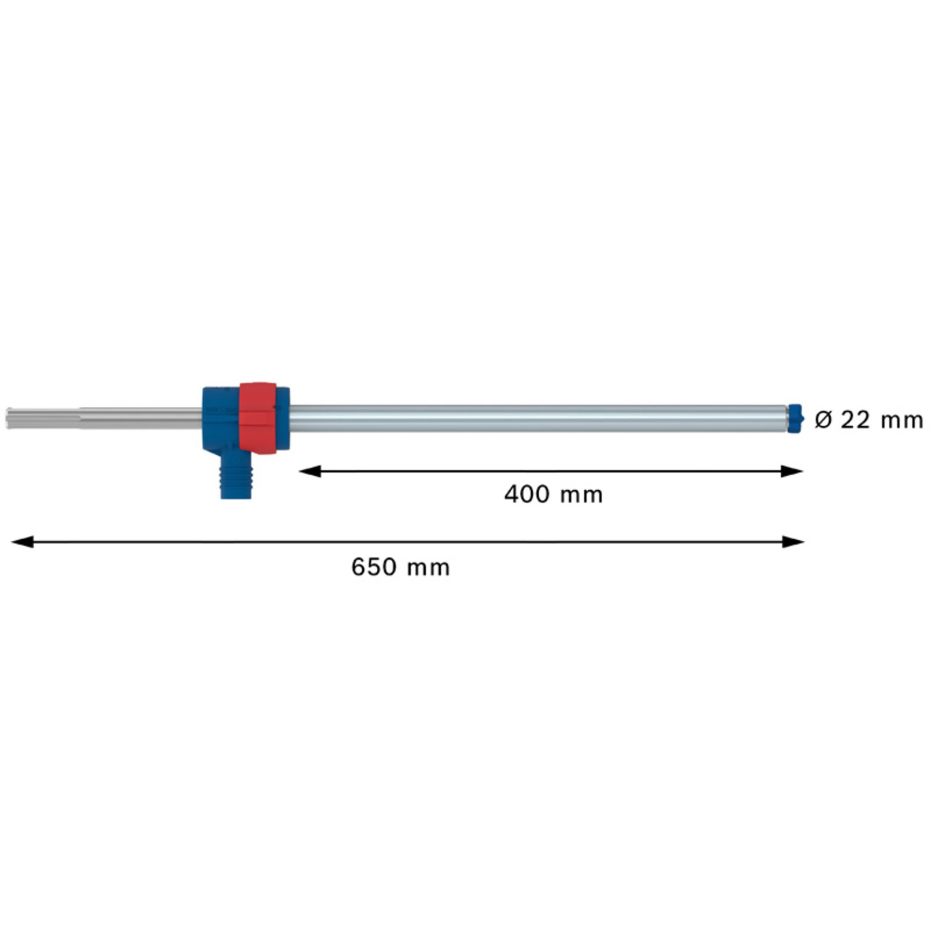 EXPERT SDS Clean max-8X Hammerbohrer-Set, 22 x 400 x 650 mm