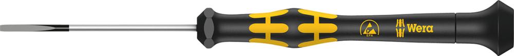 Wera Elektronik- Schraubendreher ESD Schlitz 2,5x0,4x80mm