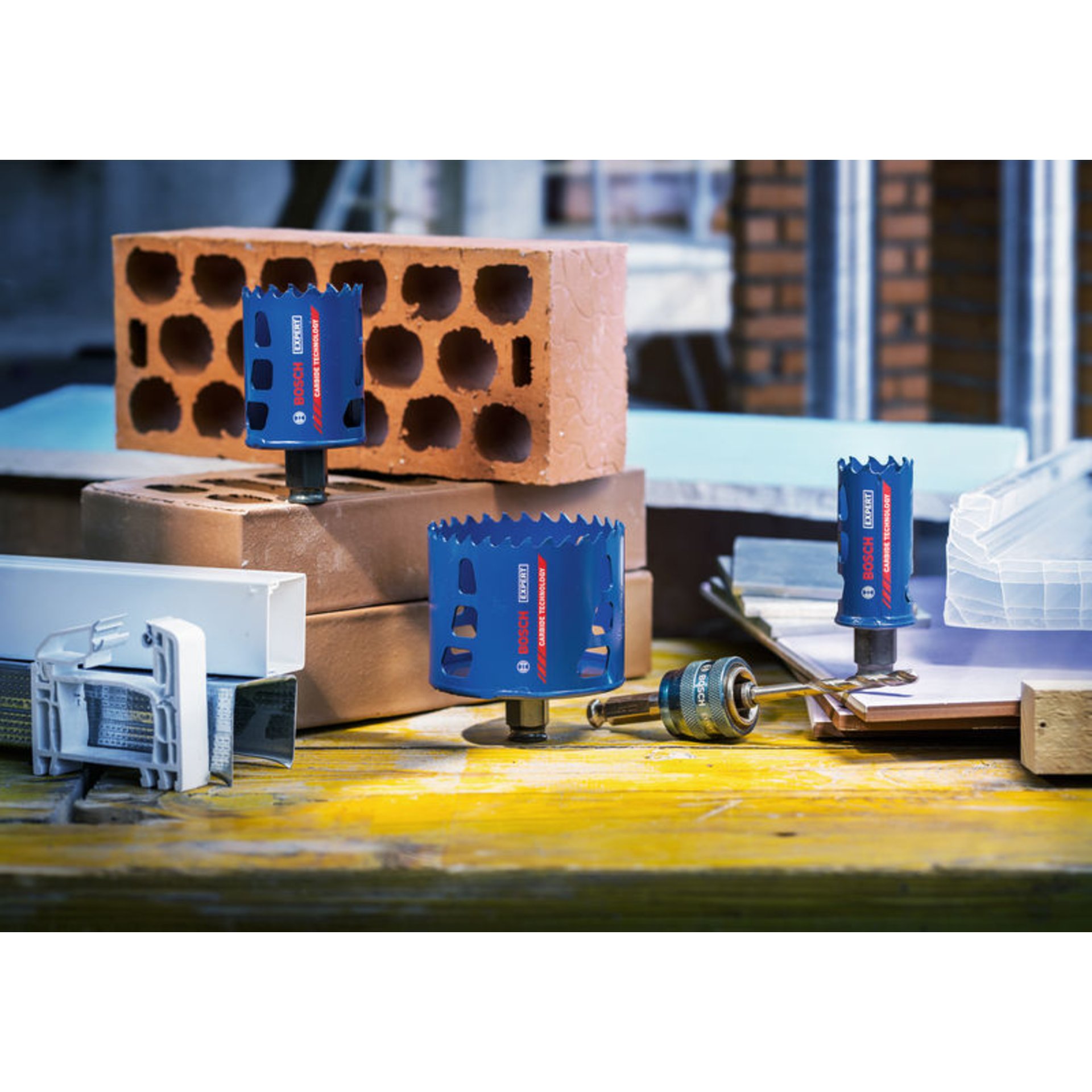 EXPERT Multi Material Lochsäge-Starter-Set, 68 x 60 mm
