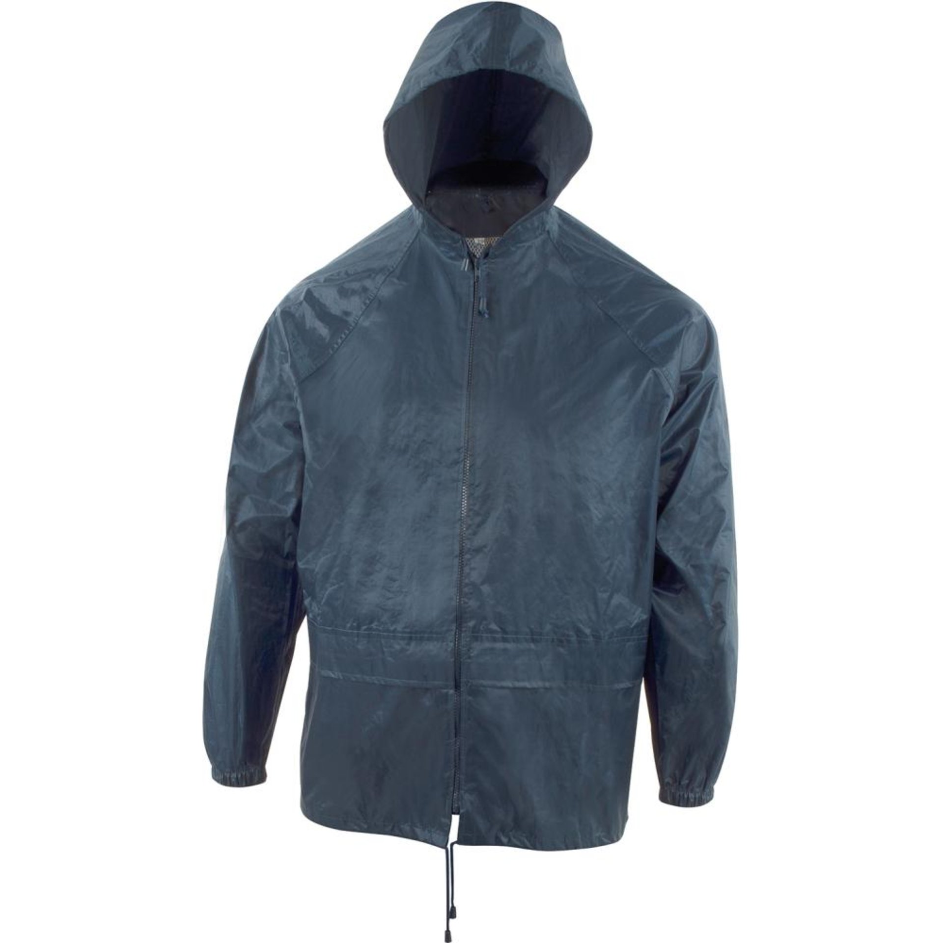 Regenset (Hose/Jacke), Gr. L, blau
