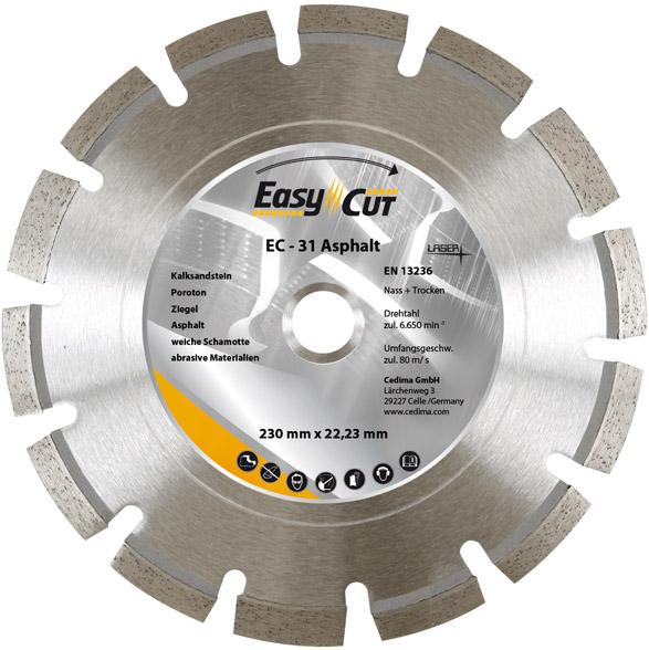 Cedima Trennscheibe Diamant EC-31 125x2,1x10x22,23mm Cedima Trennscheibe Diamant EC-31 125x2,1x10x22,23mm