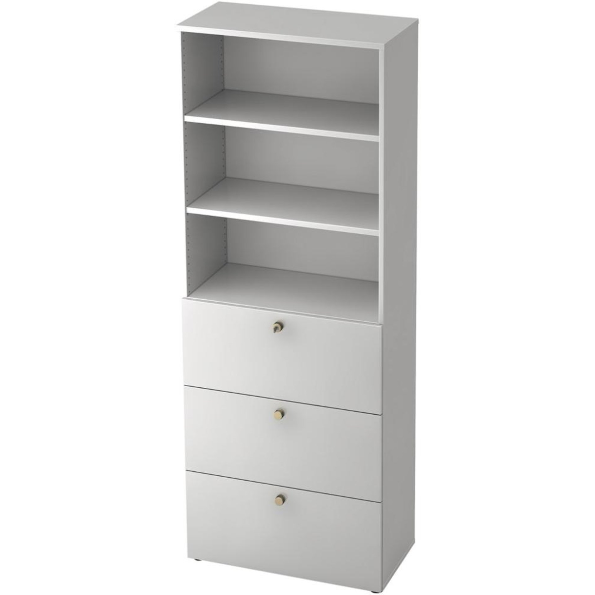 HR-Auszüge Profi Weiß 6 OH, 80x42x215,6mm