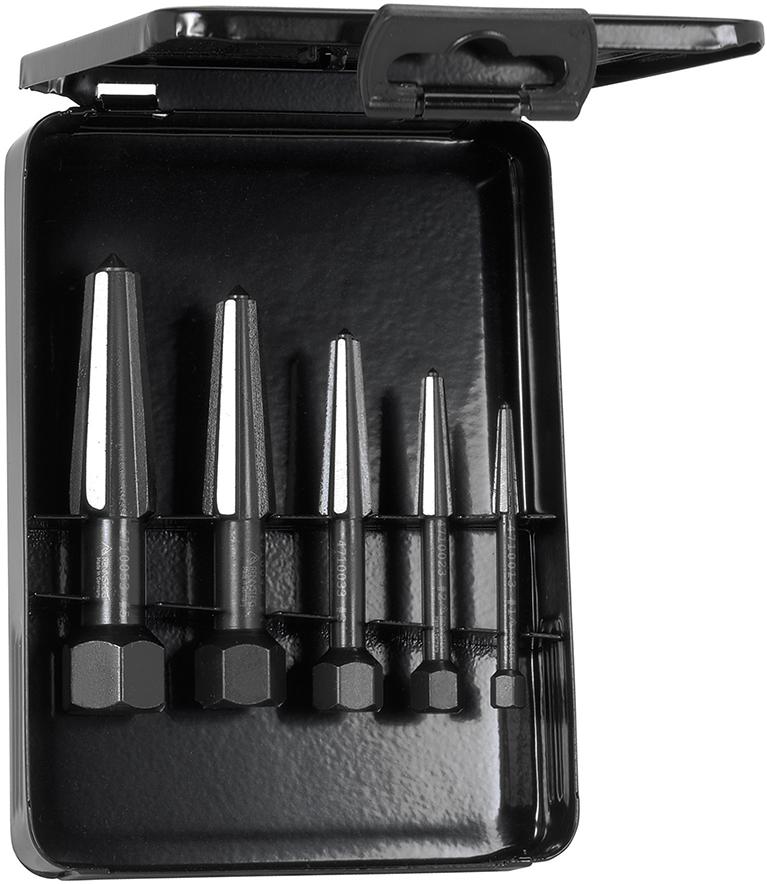 Rennsteig Schraubenausdreher-Satz 2-schneidig Rechts- und Linksgewinde 5-teilig Größe 1-5 Rennsteig Schraubenausdreher-Satz 2-schneidig Rechts- und Linksgewinde 5-teilig Größe 1-5