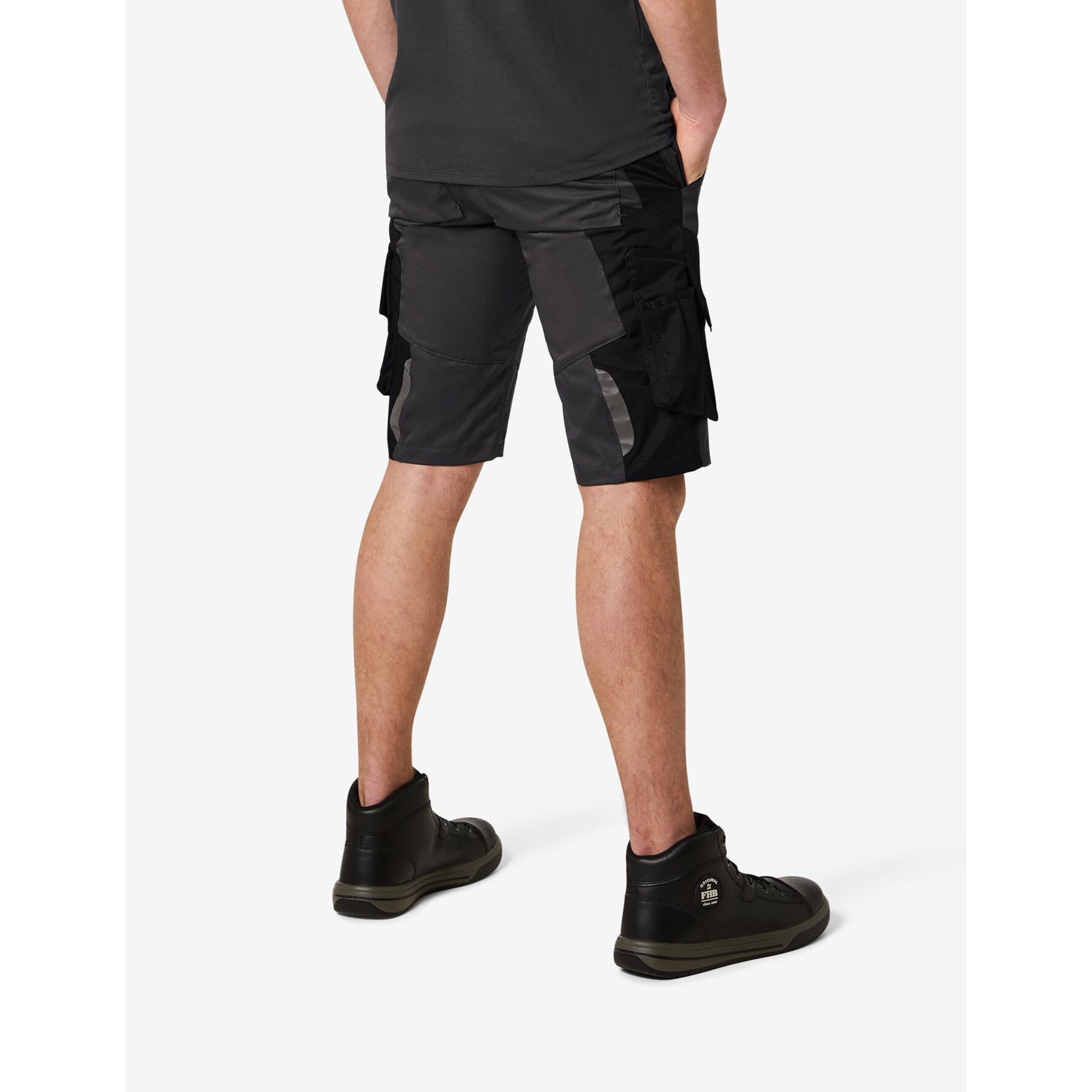 WULF Bermuda anthrazit-schwarz 44