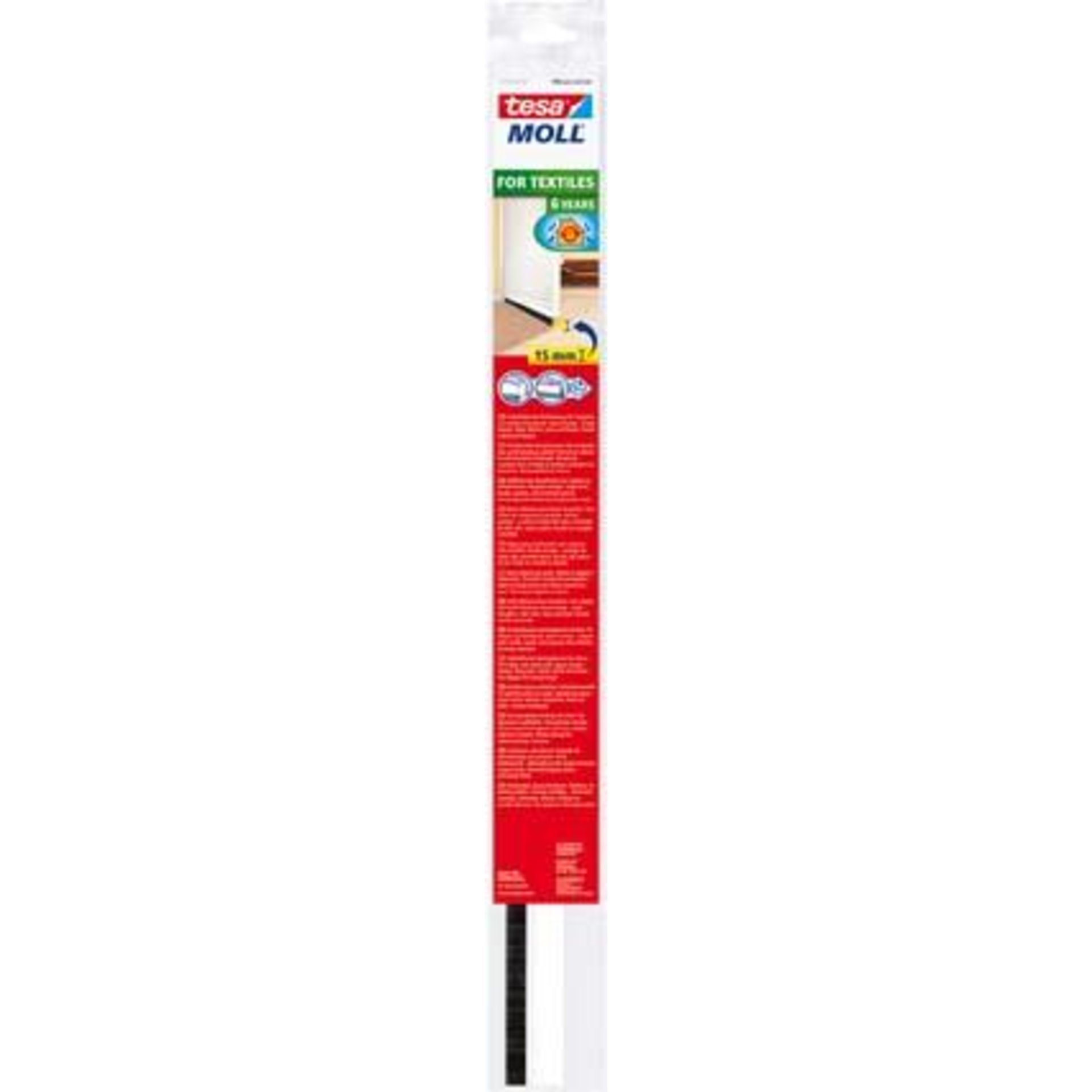 Tür-Dichtung 5403 weiß bis 15mm Spalte tesa