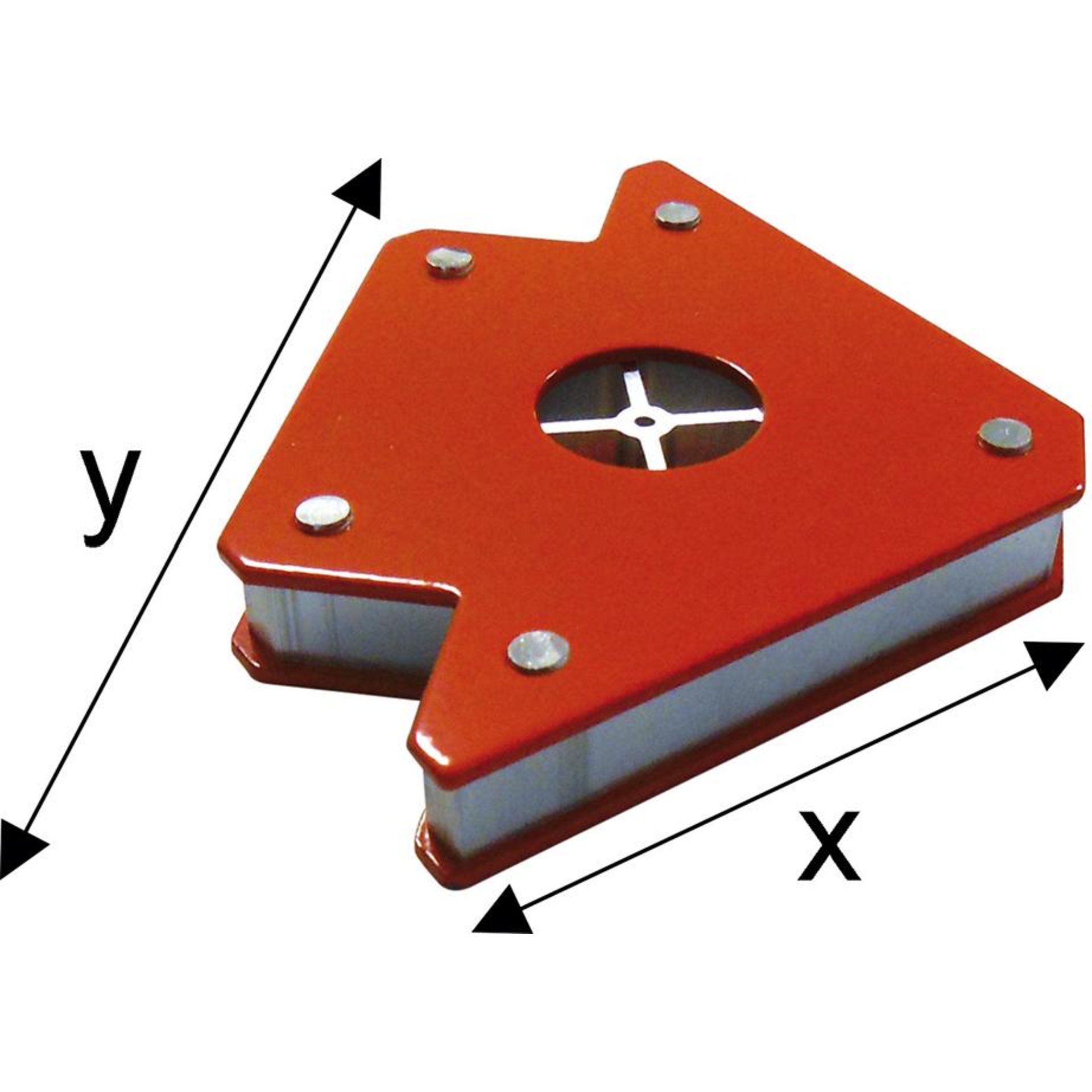 Winkelmagnet, einfache Ausführung