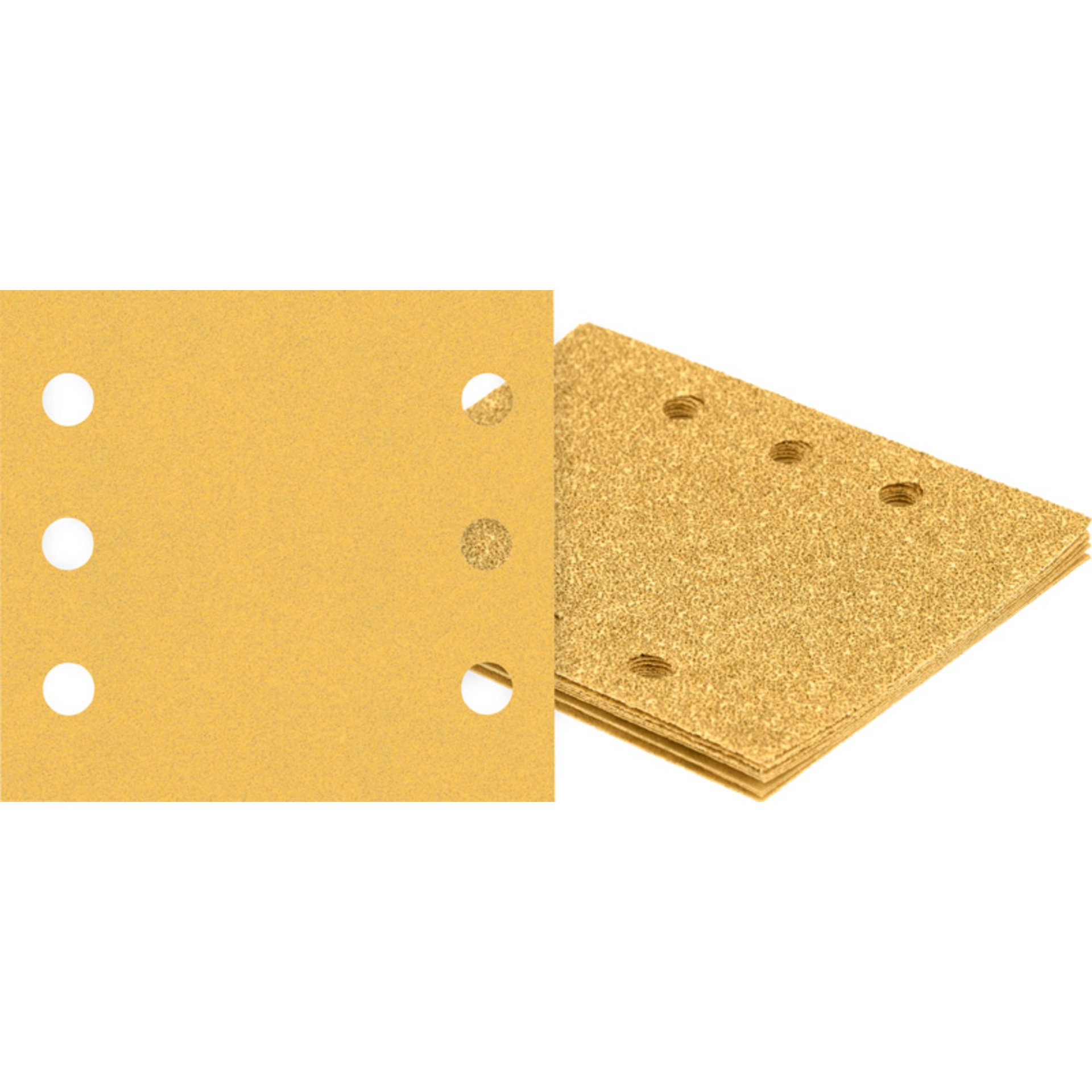 EXPERT C470 Schleifpap., 6 Löcher für Schw.schl., 115 x 107 mm, K 240, 10er-Pack
