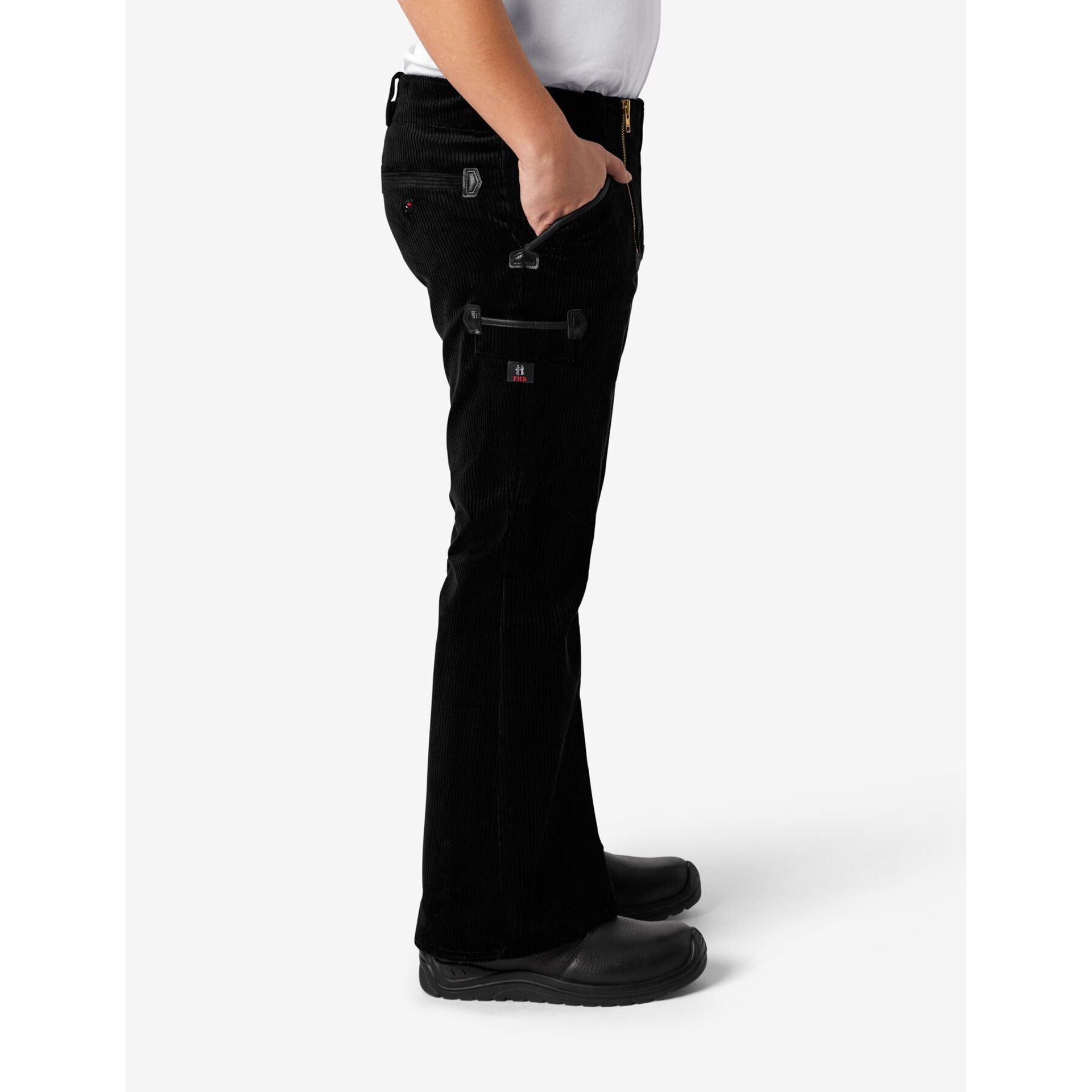 MICHAEL Zunfthose Trenkercord  Dreidraht schwarz 84