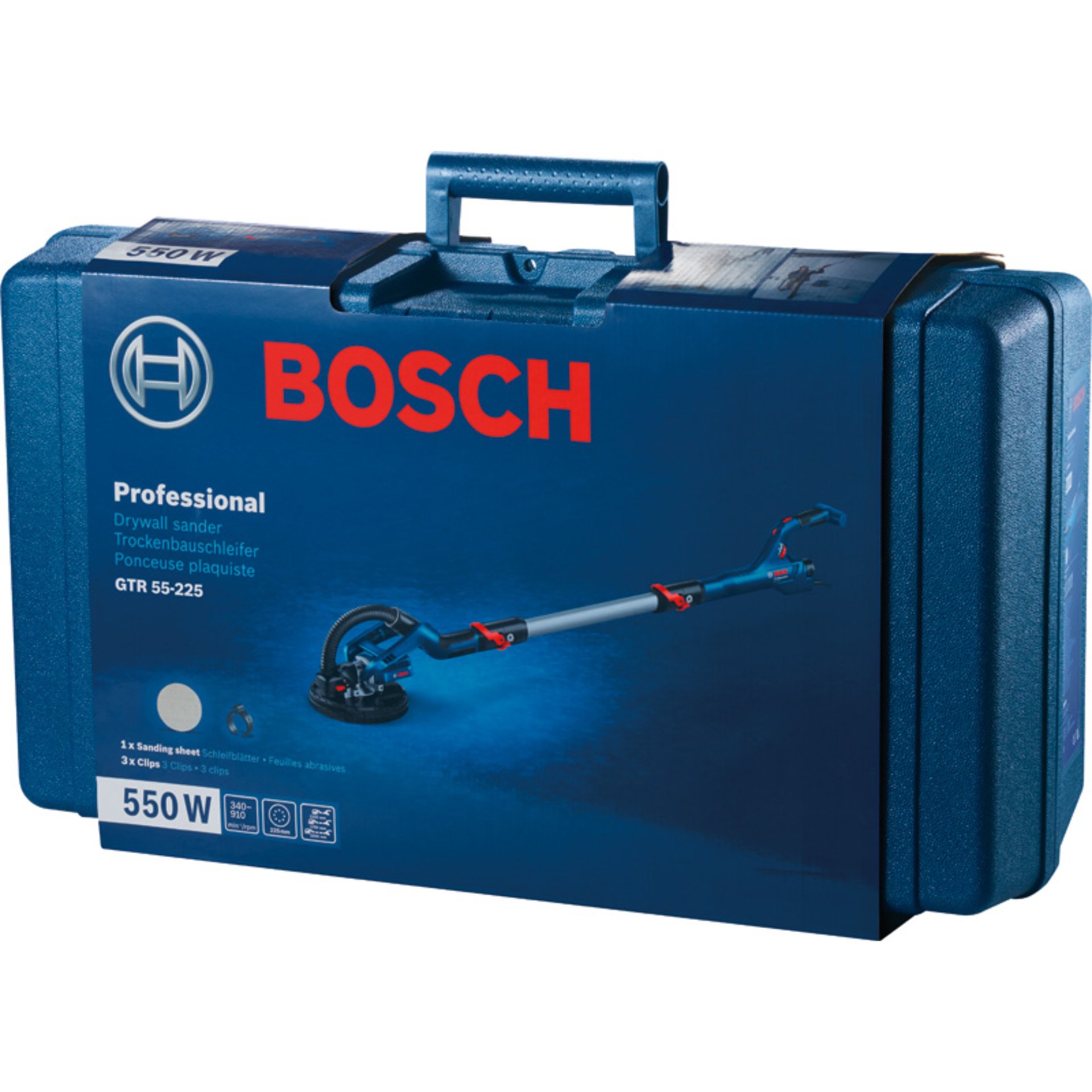 Trockenbauschleifer GTR 55-225 im Handwerkerkoffer