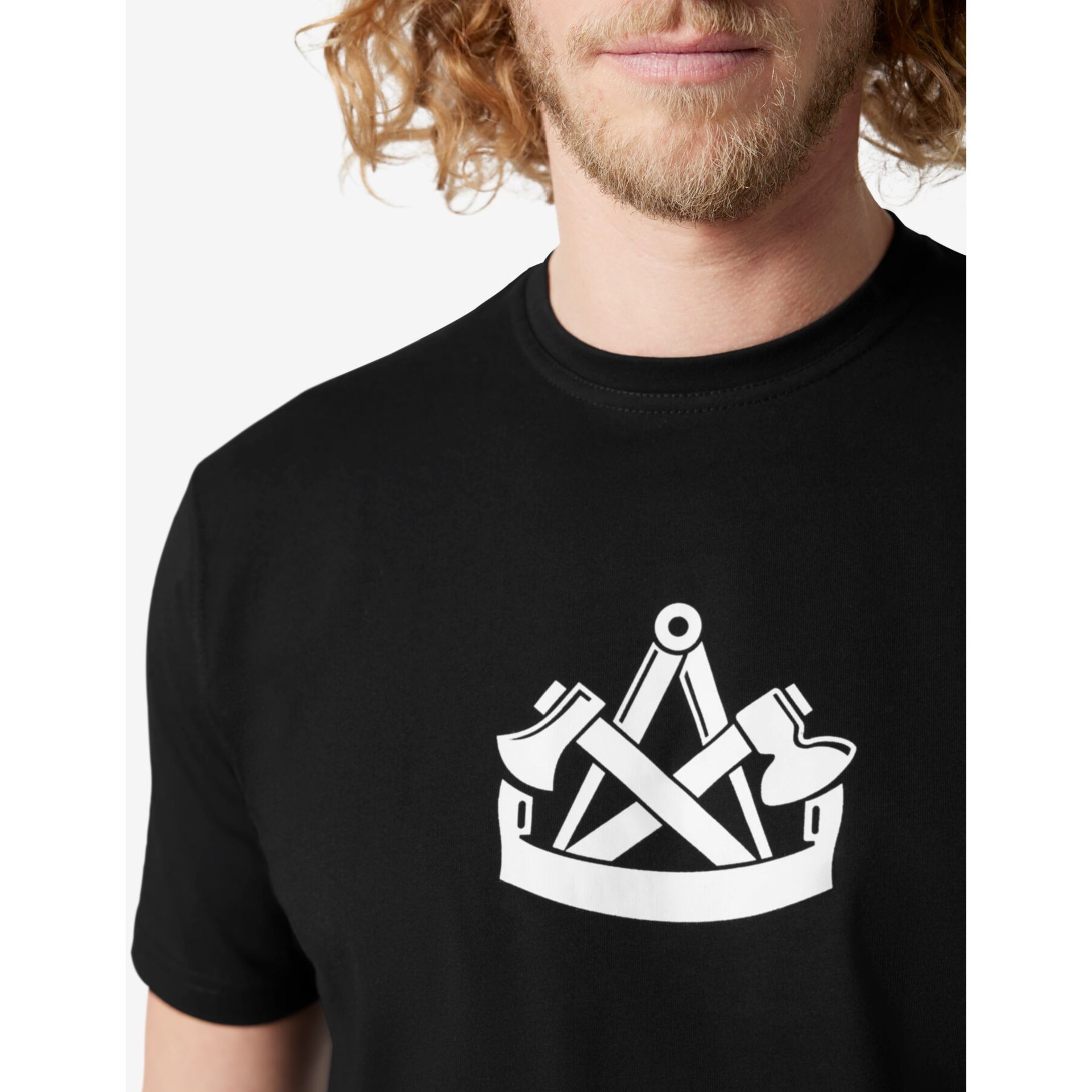 KLAAS T-Shirt Zunftzeichen Zimmermann schwarz XL