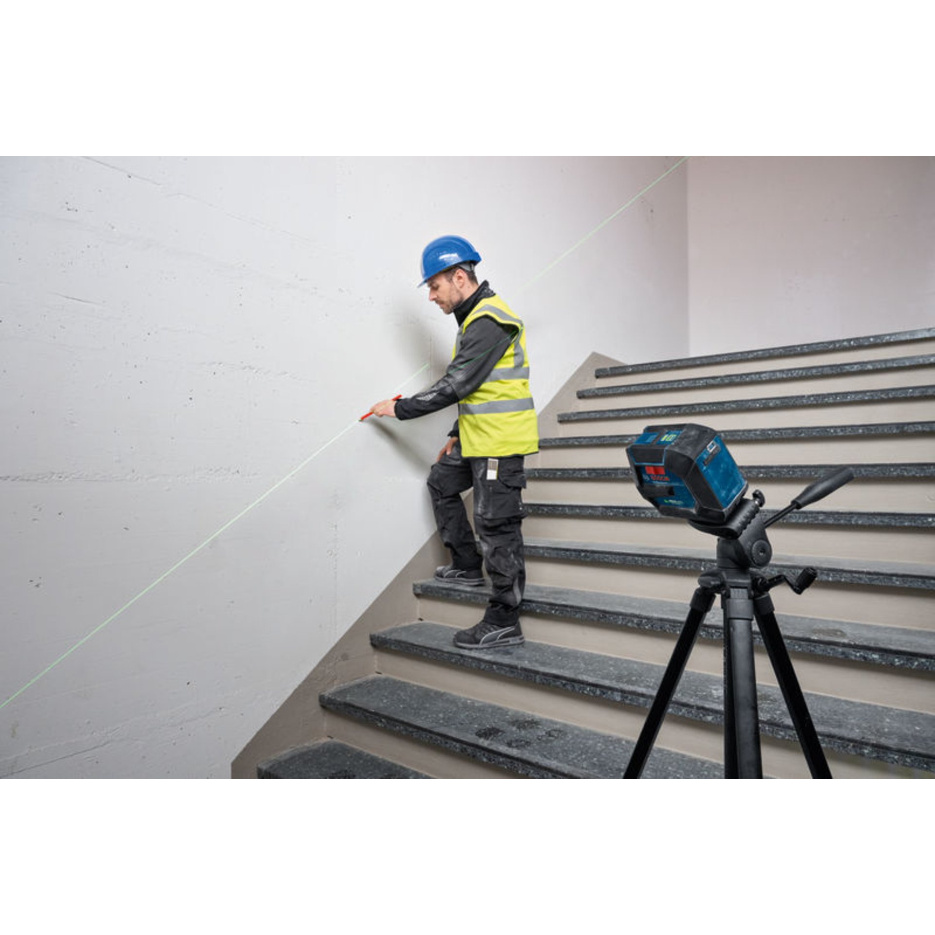 Linienlaser GLL 20-22 G, Baustativ BT 150 Professional