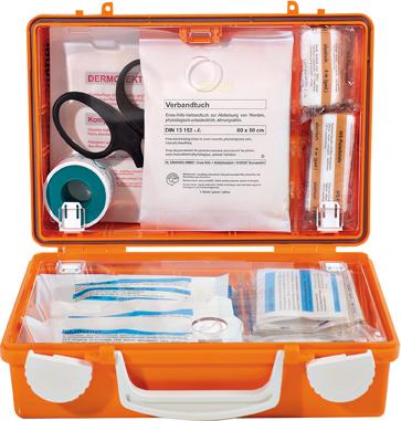 Söhngen Erste-Hilfe-Koffer Quick Inh.Standard, DIN13157, orange