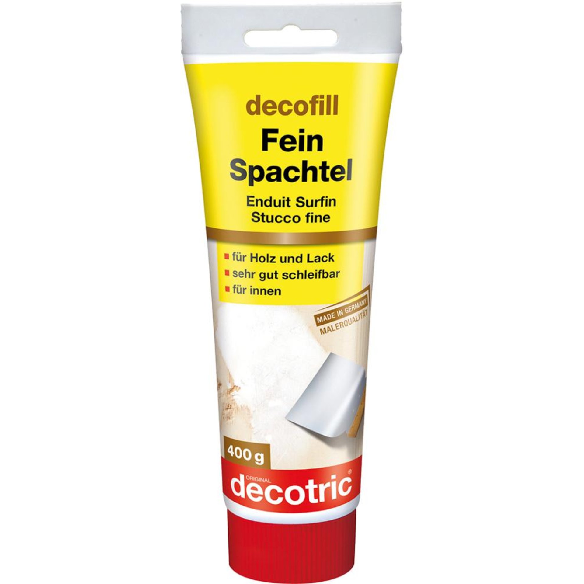 Feinspachtel 400 g Tube decotric