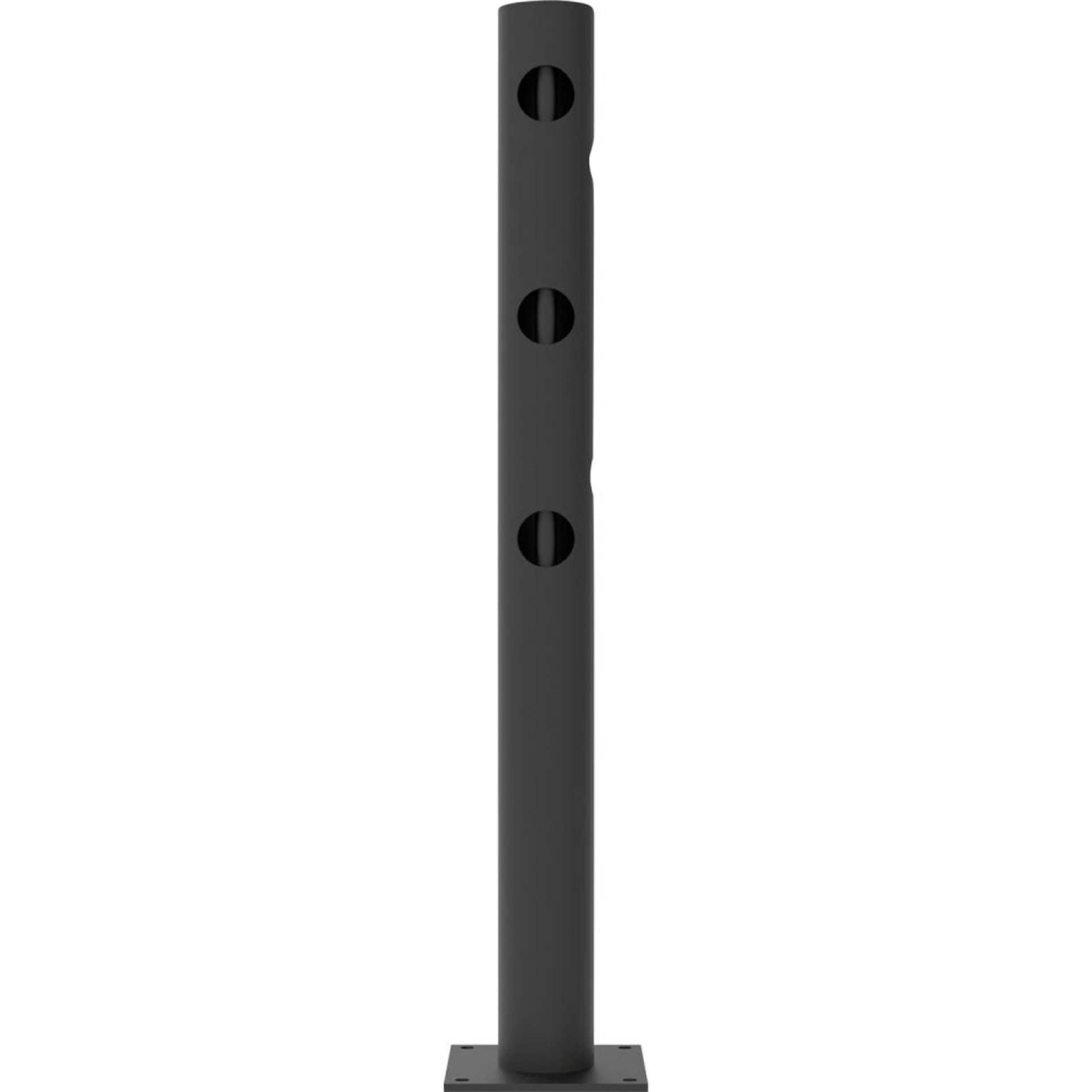 Eckpfosten rechts Echo für Schwingtür JULIET H1200xD110 mm schwarz