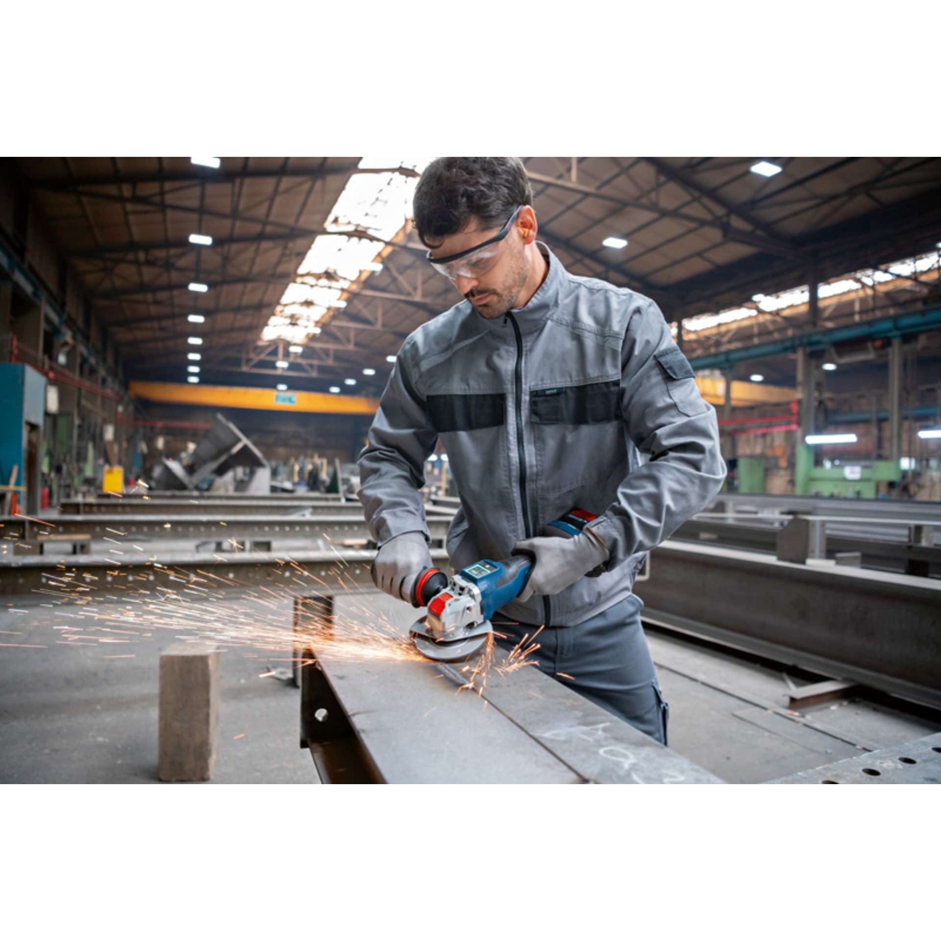 Akku-Winkelschleifer BITURBO mit X-LOCK GWX 18V-15 PSC