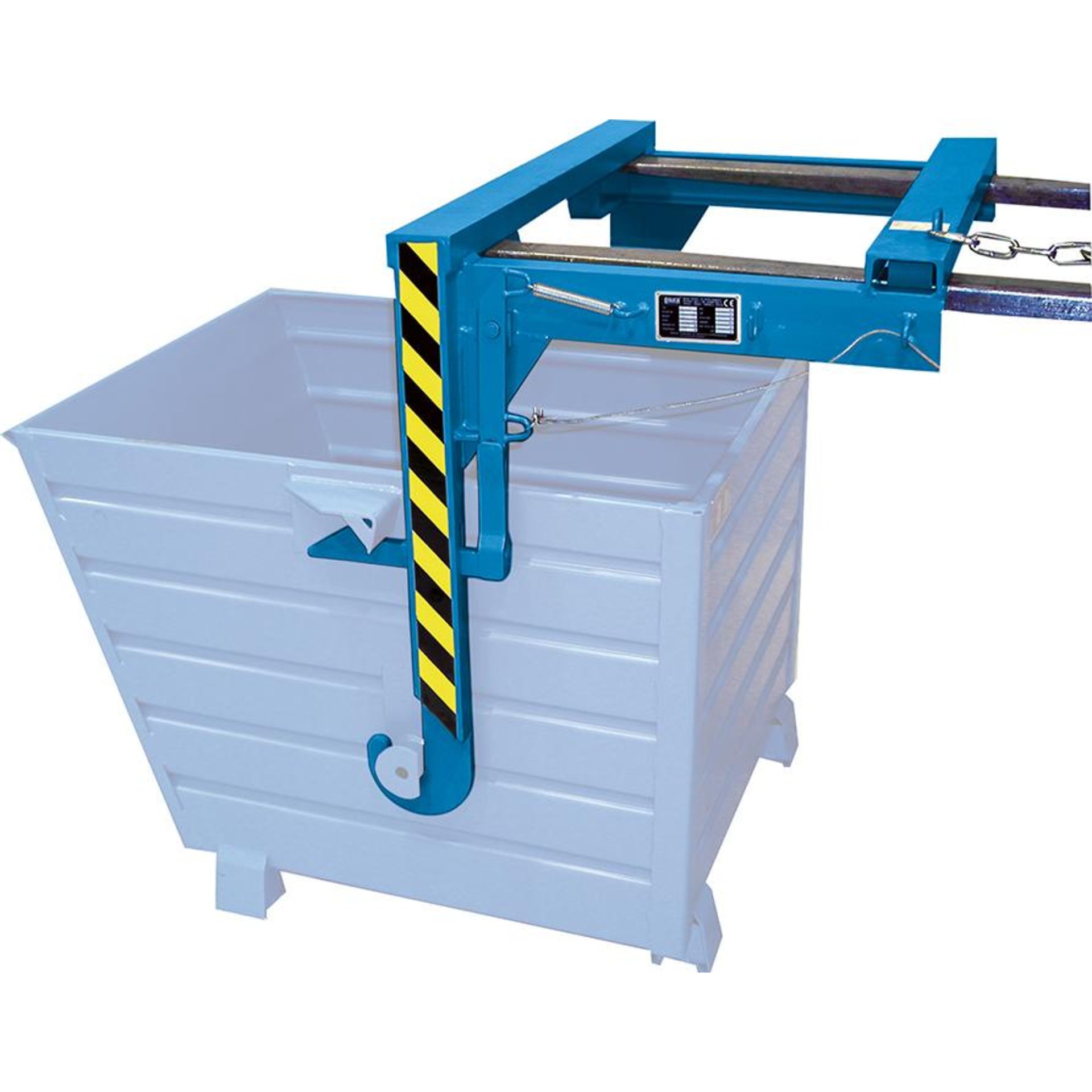 Stapler-Traverse RAL5012 für Stapelkipper 300 l