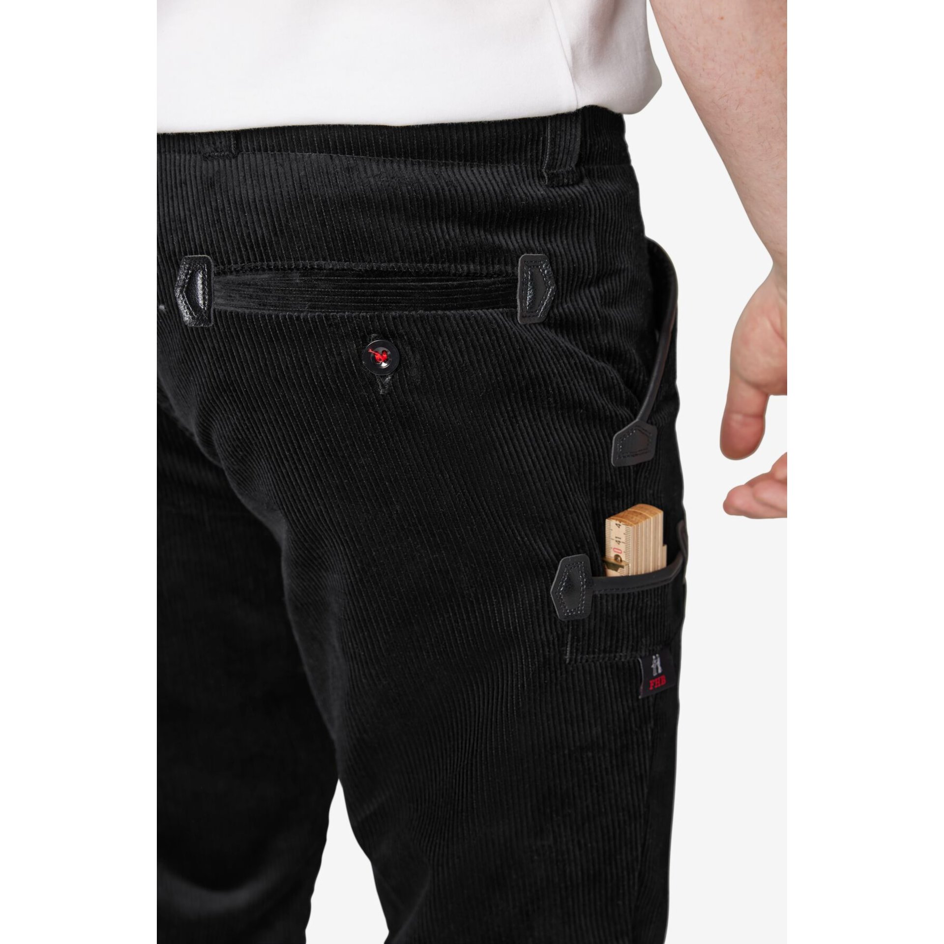 FALK Zunfthose Genuacord schwarz 40